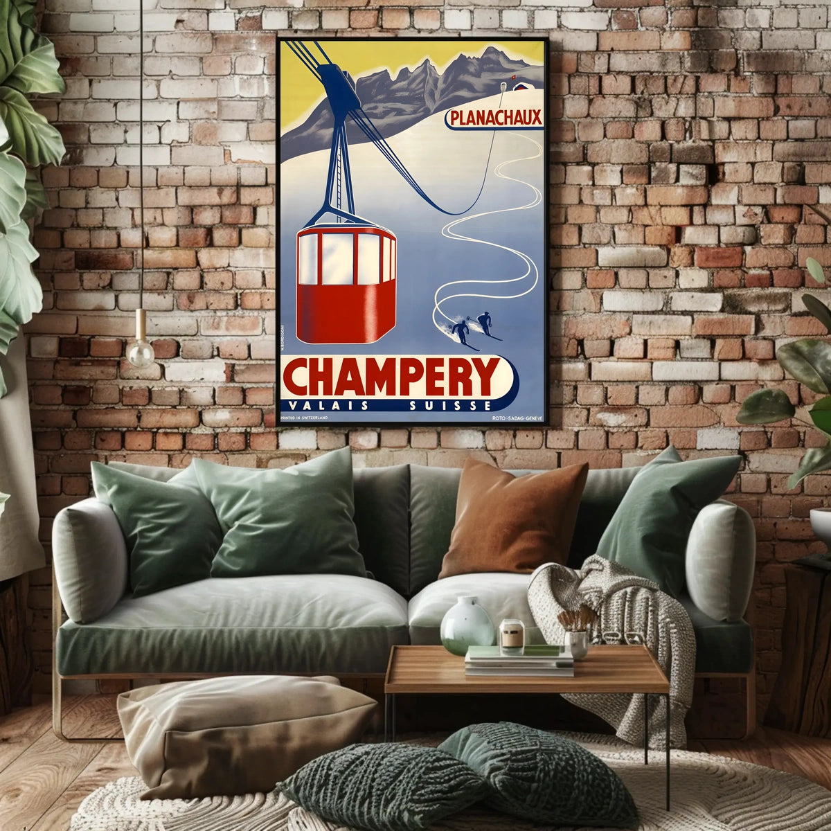 Champery Ski Resort Poster