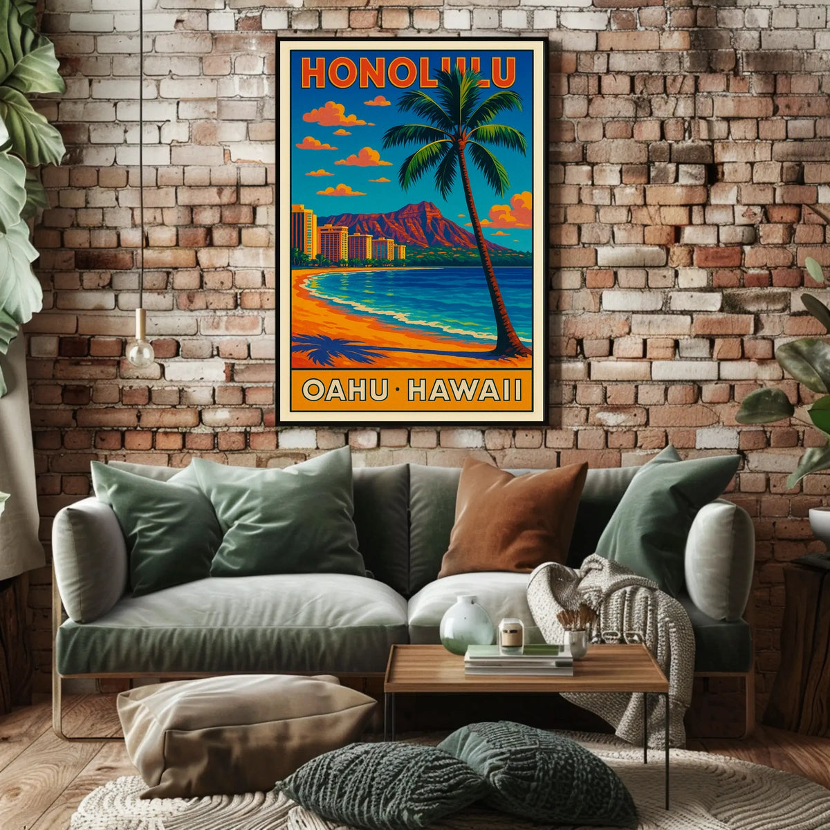 Honolulu Oahu, Hawaii Poster