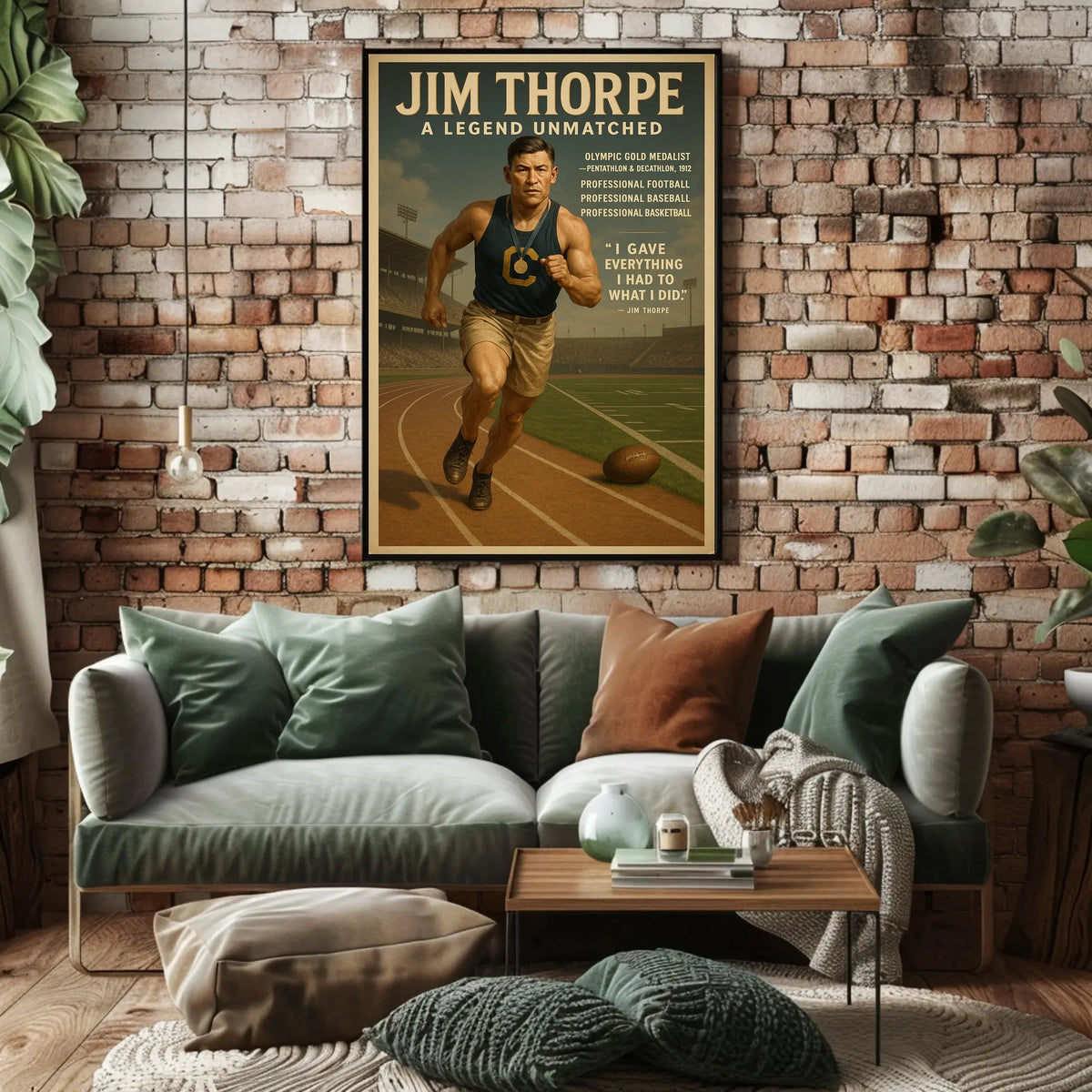 Jim Thorpe A Legend Unmatched Poster