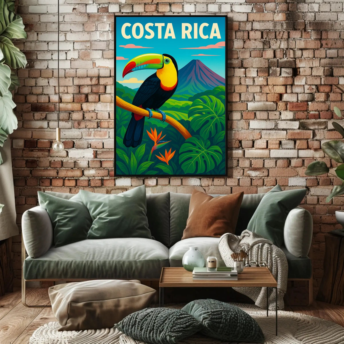 Costa Rica Tropical Paradise Poster