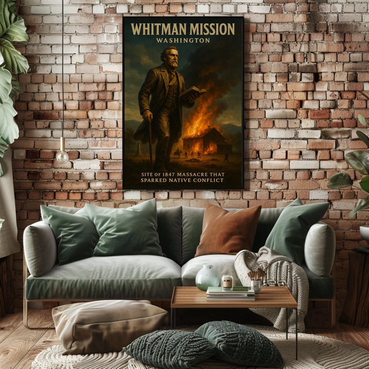 Whitman Mission Washington Poster