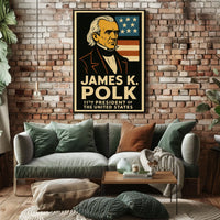 James K. Polk 11th President Poster