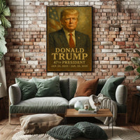 Presidential Resolve Trump Patriotic Cinematic Poster