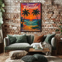 Discover Florida Poster