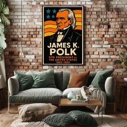 James K. Polk 11th President Poster