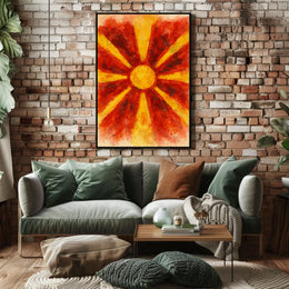 Radiant Sunburst Poster