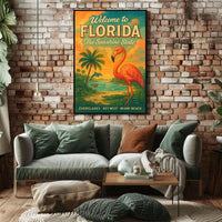 Welcome to Florida The Sunshine State Poster