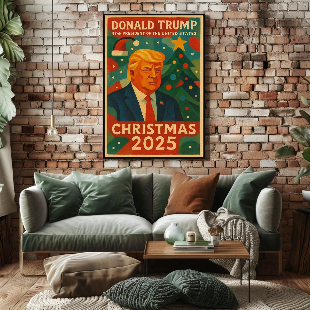 Donald Trump Christmas 2025 Political or Propaganda Poster
