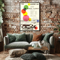 1960 Aintree 200 Targa Florio Racing Wall Art Print
