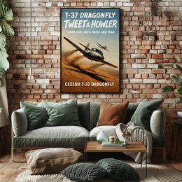 Cessna T-37 Dragonfly Poster PosterGoat