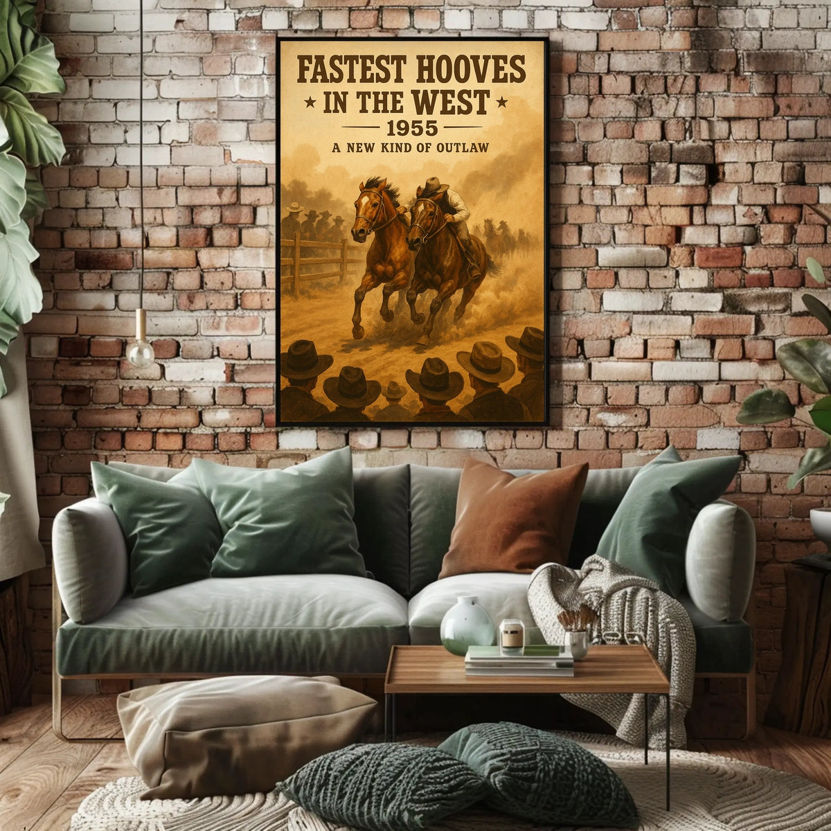 Fastest Hooves in the West Poster