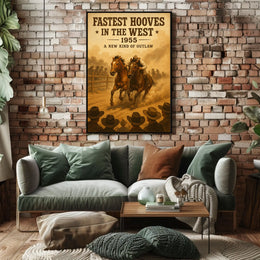 Fastest Hooves in the West Poster