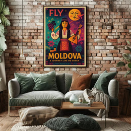 Moldova Travel Celebration Cultural or Heritage Poster PosterGoat