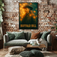 Buffalo Bill Wild West Cultural Vintage Heritage Poster