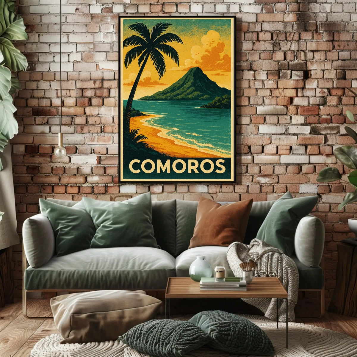 Comoros Tropical Paradise Poster