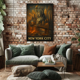 New York City Iconic Landmarks Poster
