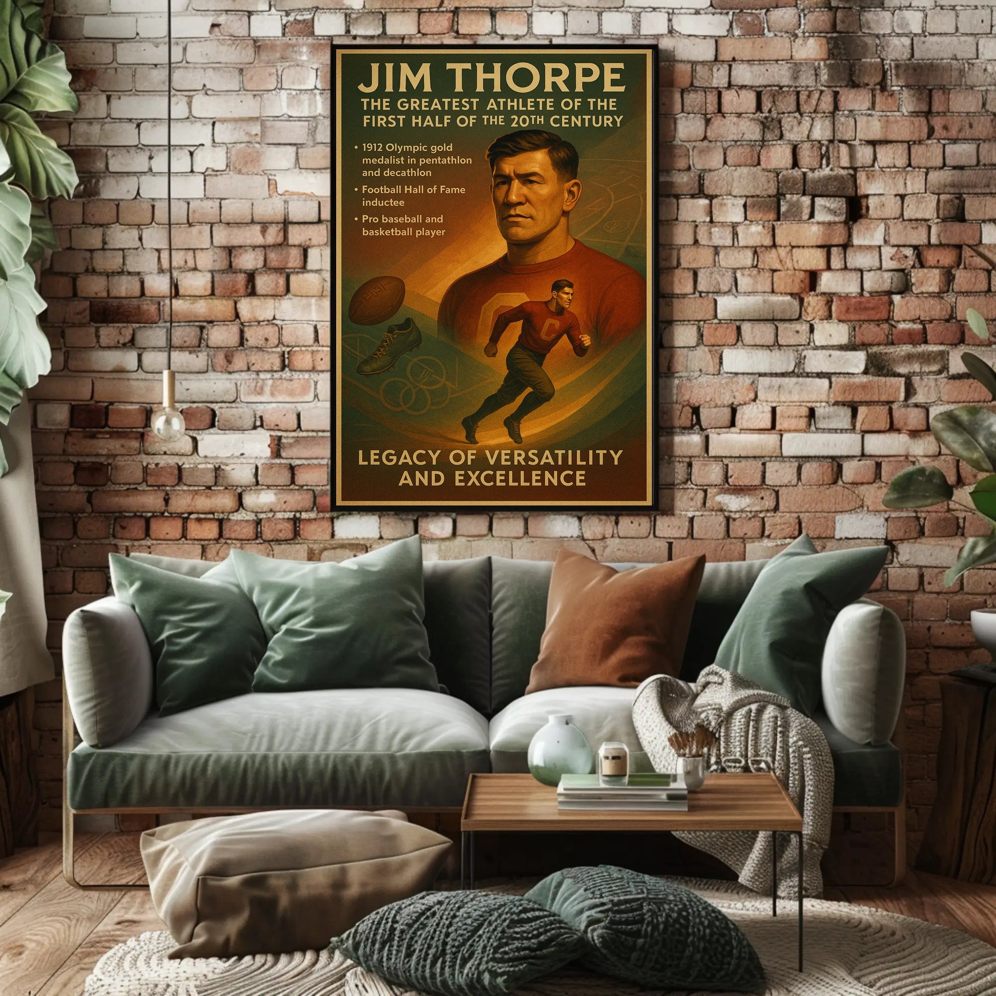 Jim Thorpe: A Legacy of Athletic Excellence Poster