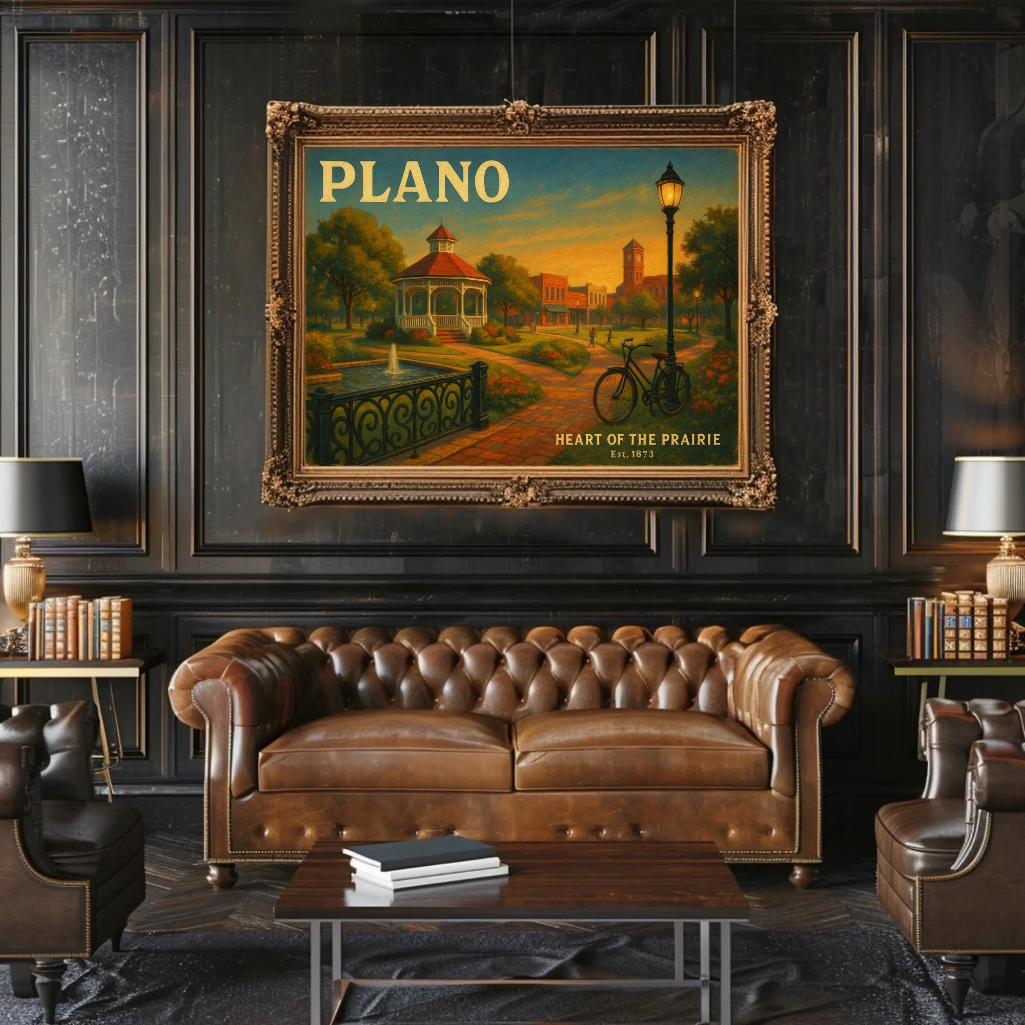 Heart of the Prairie Travel Poster Art Print