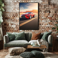 Desert Drive Poster PosterGoat