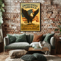 United States of America Patriotic Poster