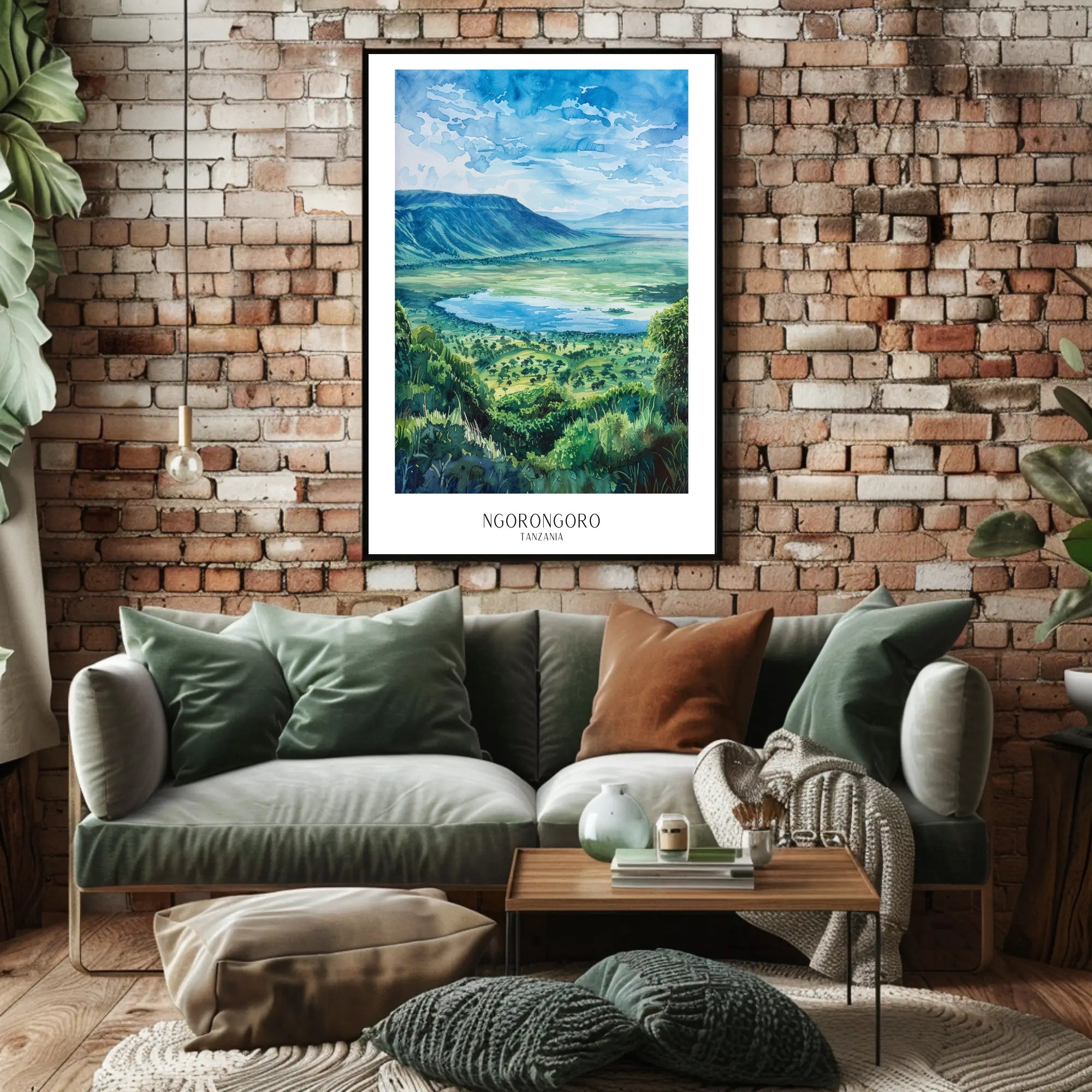Ngorongoro Crater Poster PosterGoat