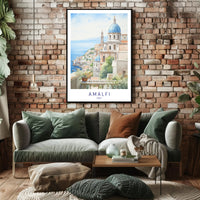Amalfi Coastline Poster PosterGoat