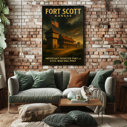 Fort Scott, Kansas Civil War-Era Post Poster