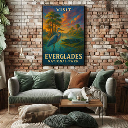 Visit Everglades National Park Poster