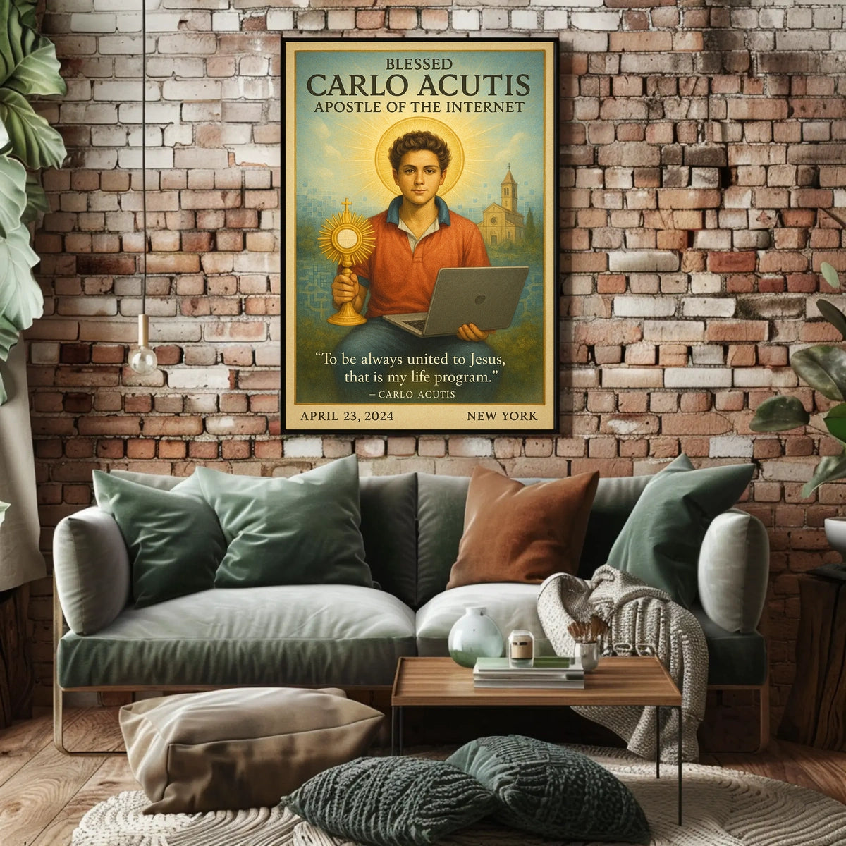 Carlo Acutis Apostle of the Internet Poster