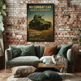 M1 Combat Car Legacy Of Strength Poster