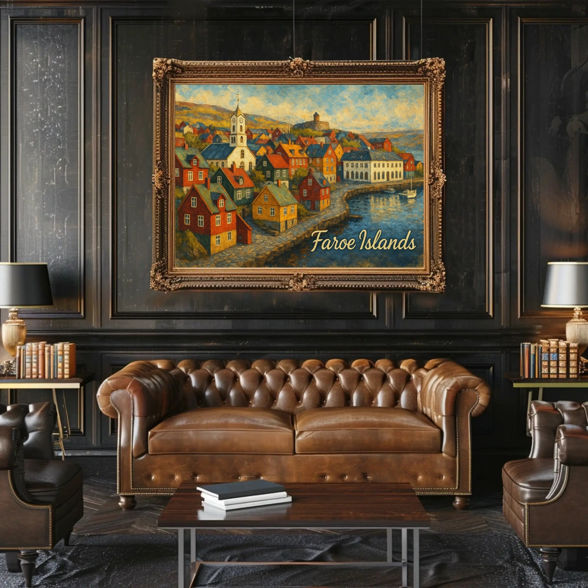 Faroe Islands Scenic View Poster