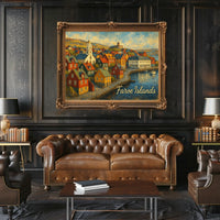 Faroe Islands Scenic View Poster