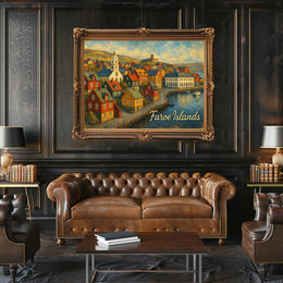 Faroe Islands Scenic View Poster