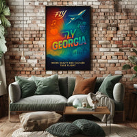 Fly Georgia Poster