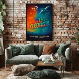 Fly Georgia Poster