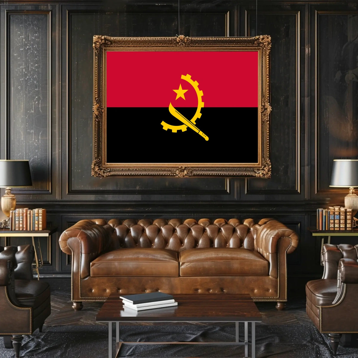 Angola Flag Poster