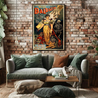 Miss Baldwin Witchcraft Performance Poster - Cultural or Heritage Poster