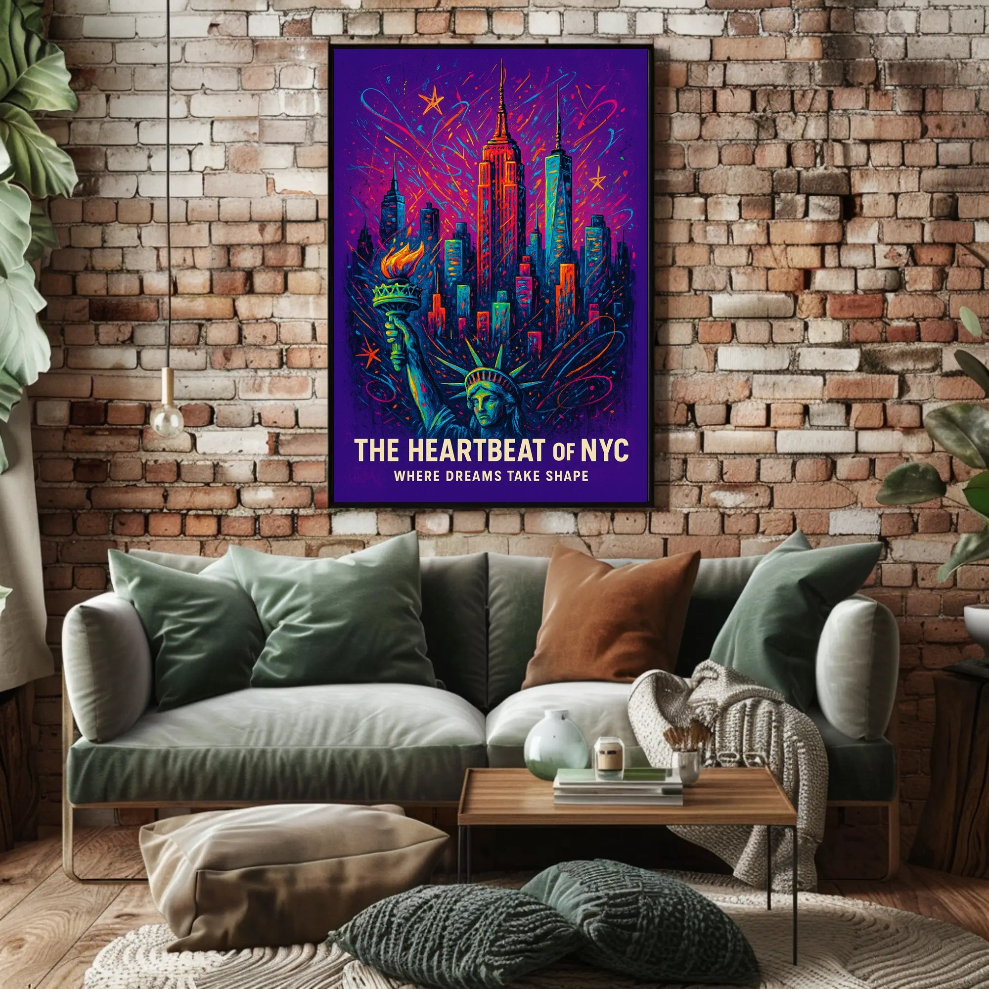 The Heartbeat of NYC Poster