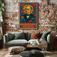 William McKinley Gift Vintage Presidential Tribute Poster