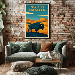 North Dakota Scenic Poster