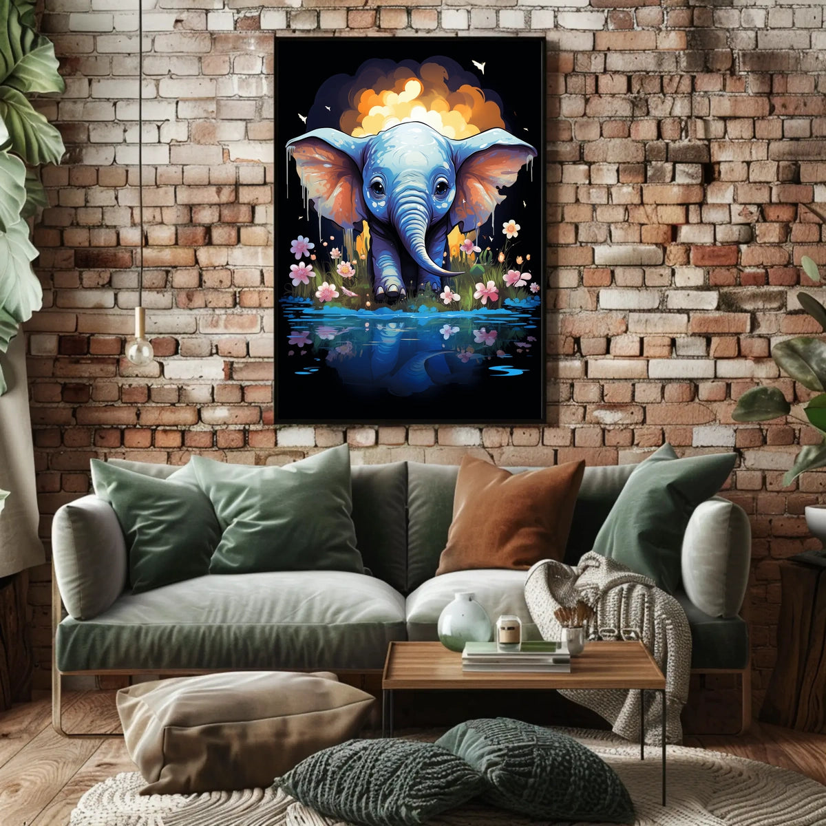 Elephant Dreams A Whimsical Fantasy Landscape
