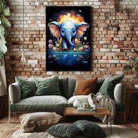 Elephant Dreams A Whimsical Fantasy Landscape