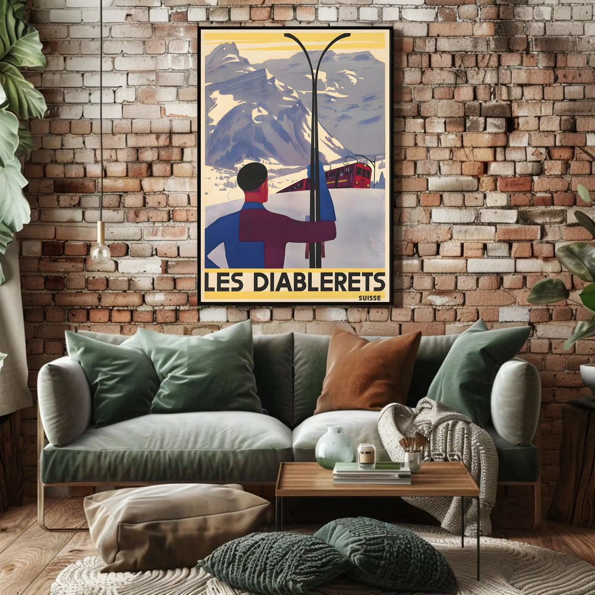Les Diablerets Swiss Alps Adventure Poster