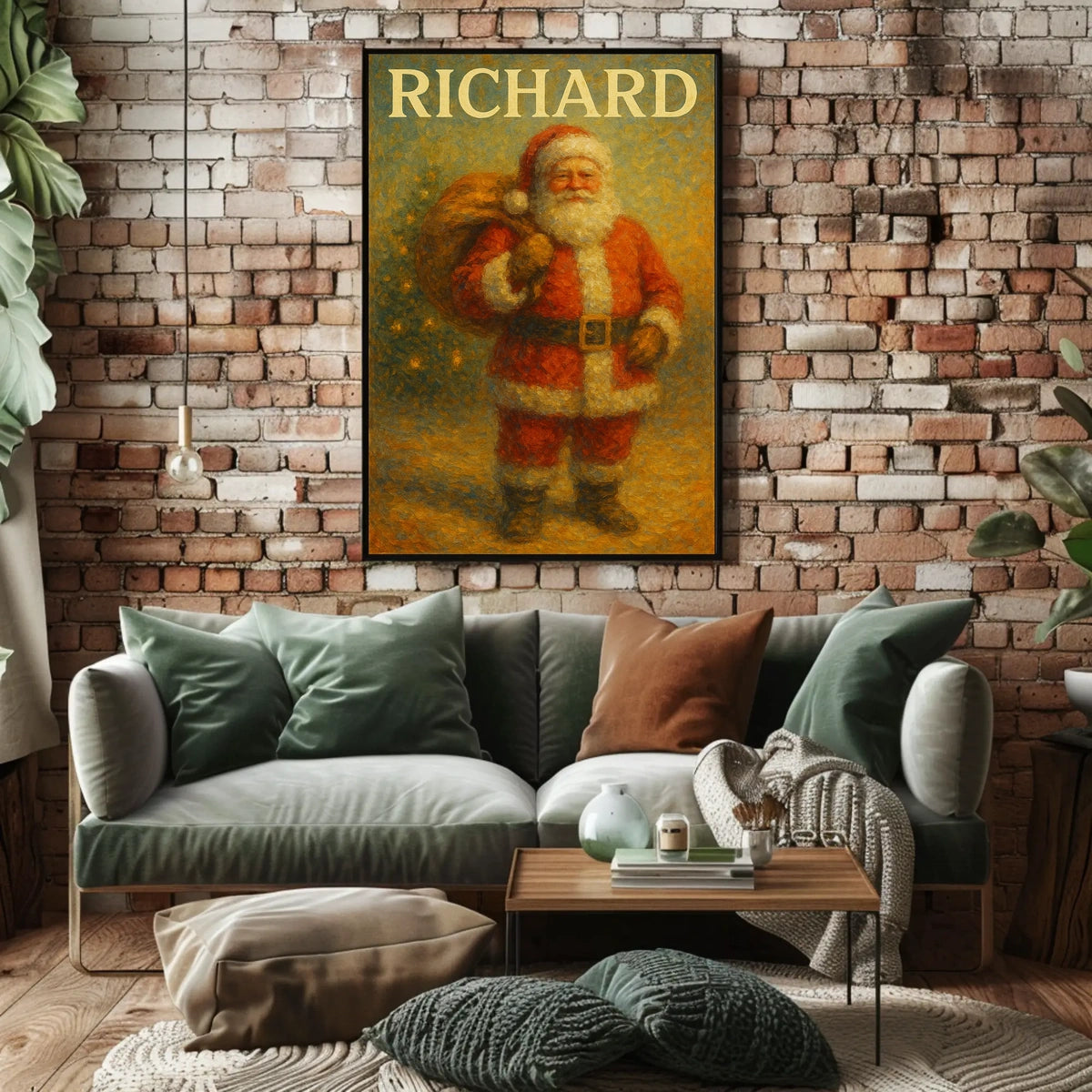 Santa Claus Christmas Cheer Holiday Cultural Poster