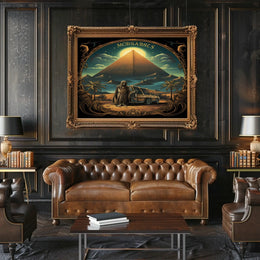 Mystical Journey In The Desert Poster