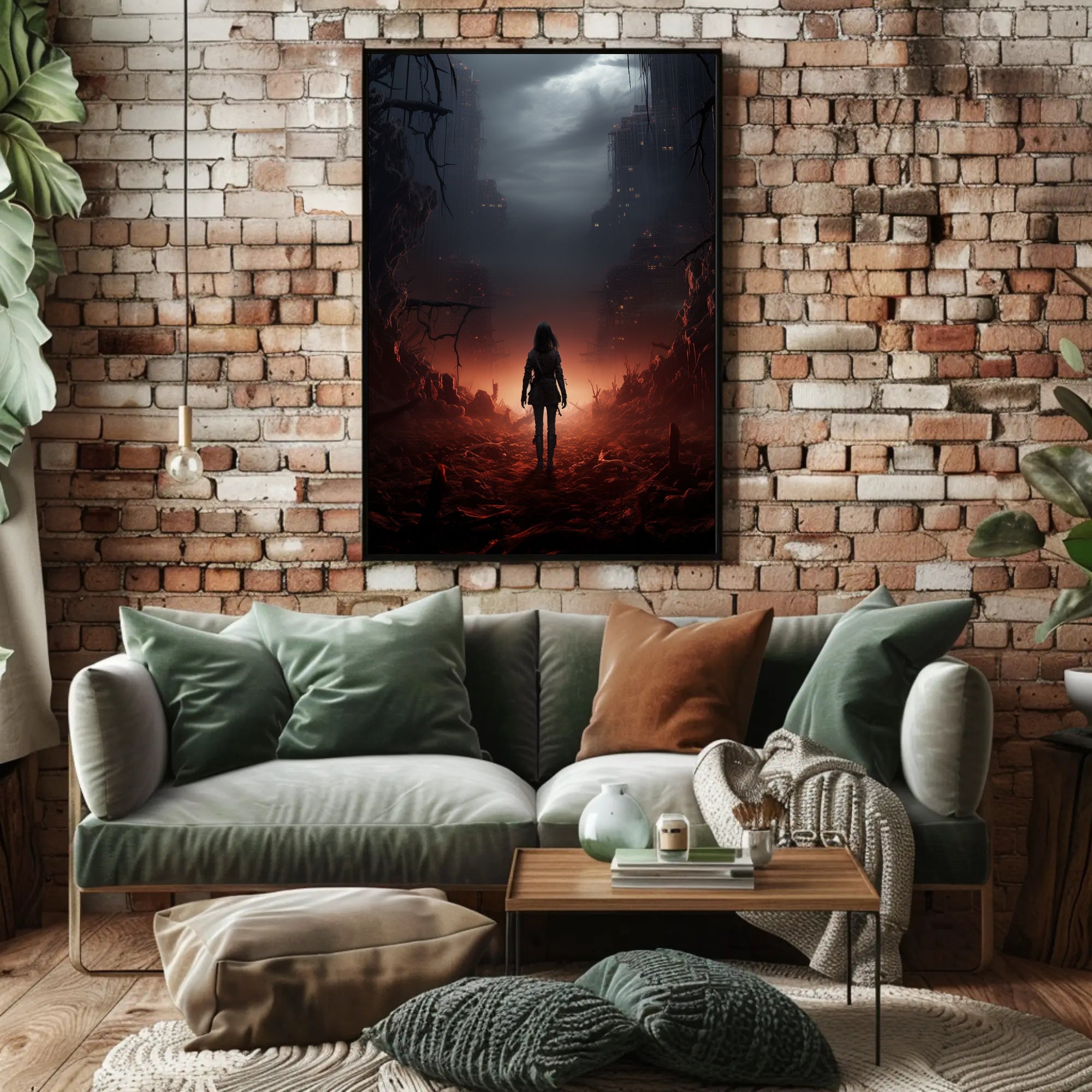 Journey Through The Ruins Poster
