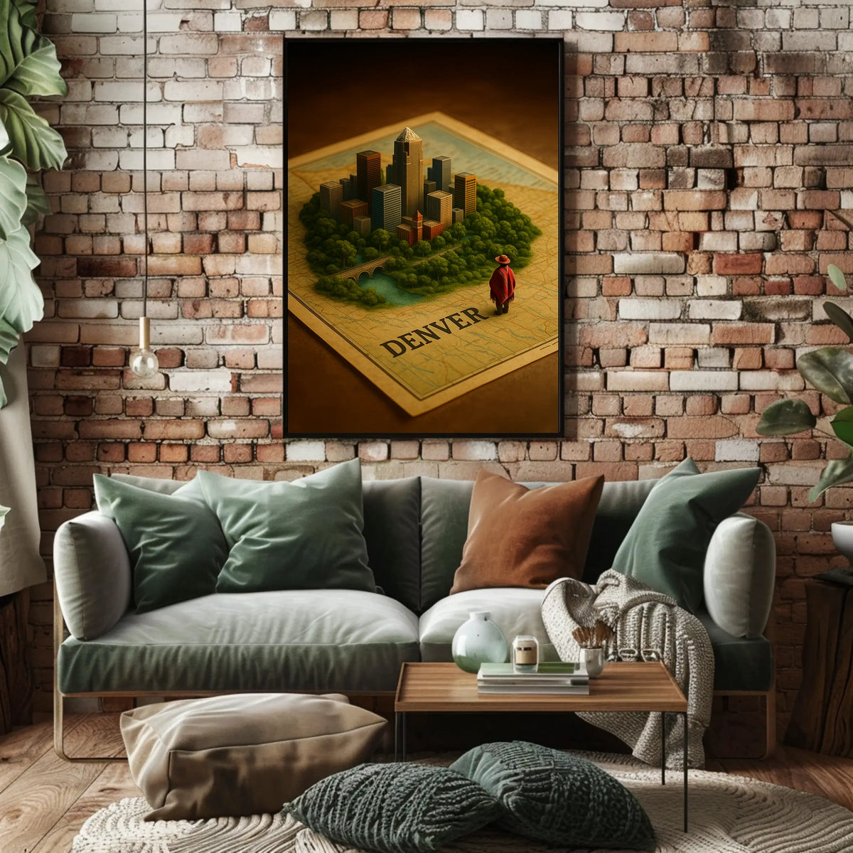 Denver Cityscape Poster