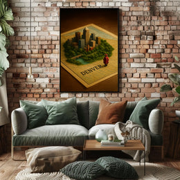 Denver Cityscape Poster
