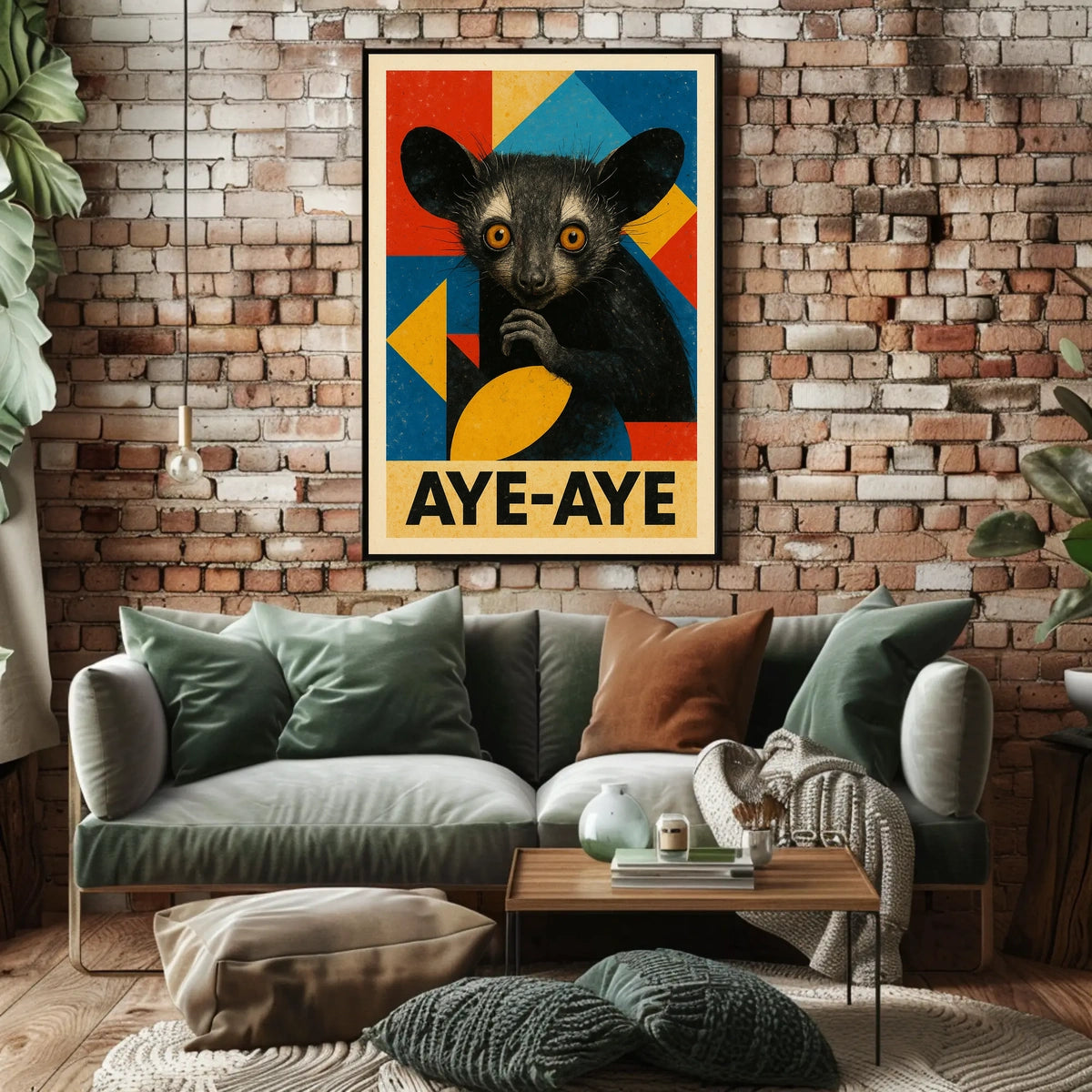 Aye-Aye Art Poster