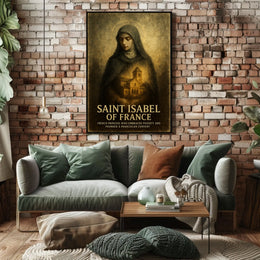 Saint Isabel Of France Poster